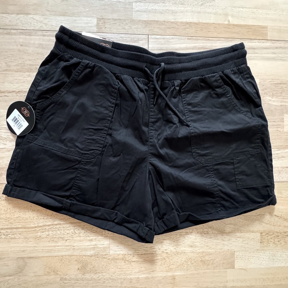 One 5 One Cotton Shorts, Black, Size XL